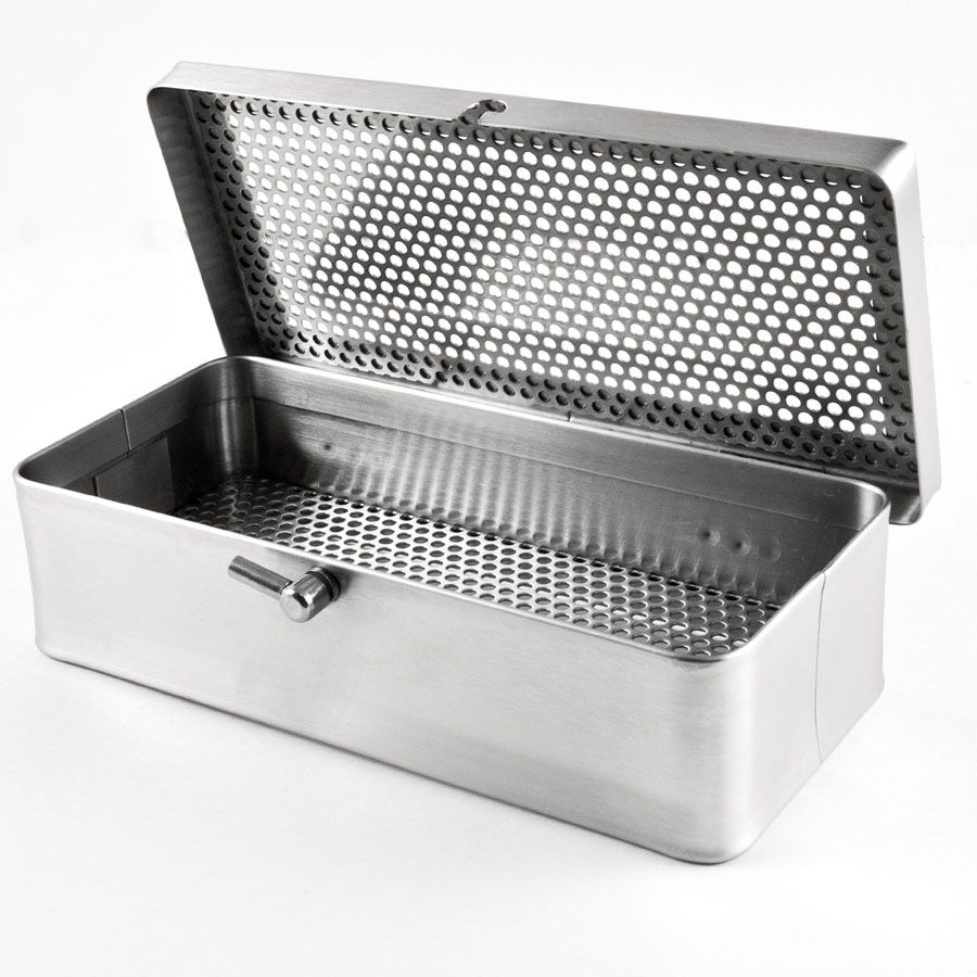 Sterilizing Tray 6 3-8" x 3 3-8" x 1 3-4" - 10-1705