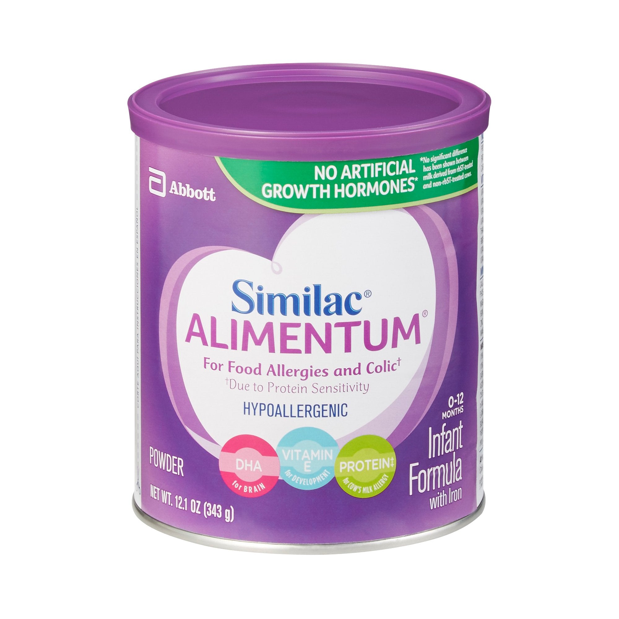 Similac® Alimentum® Unflavored 12.1 oz. Can Powder