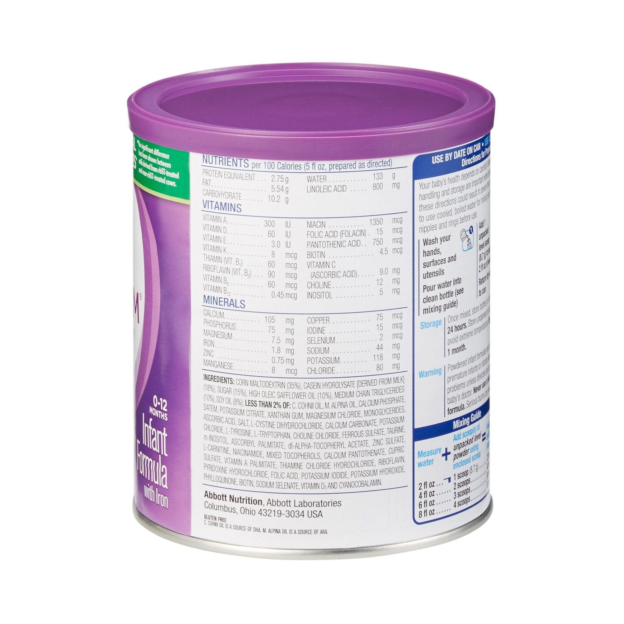 Similac® Alimentum® Unflavored 12.1 oz. Can Powder