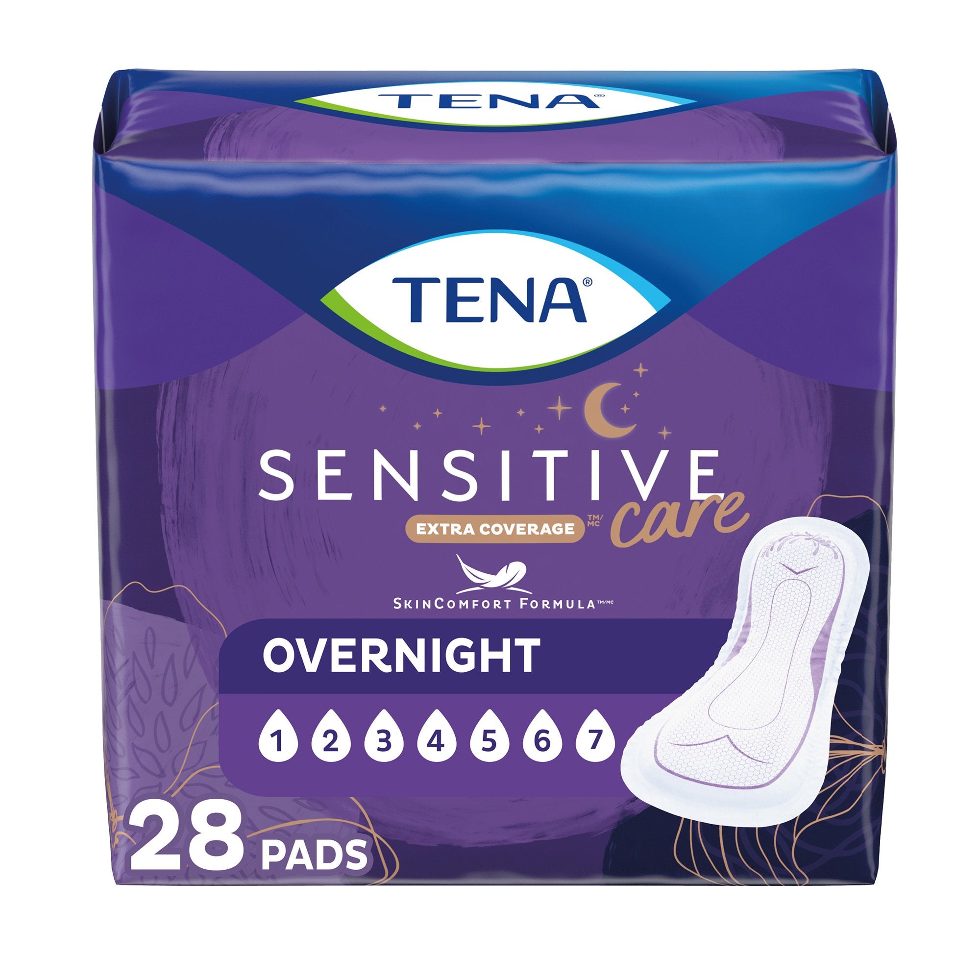 TENA® Sensitive Care Overnight Bladder Control Pads