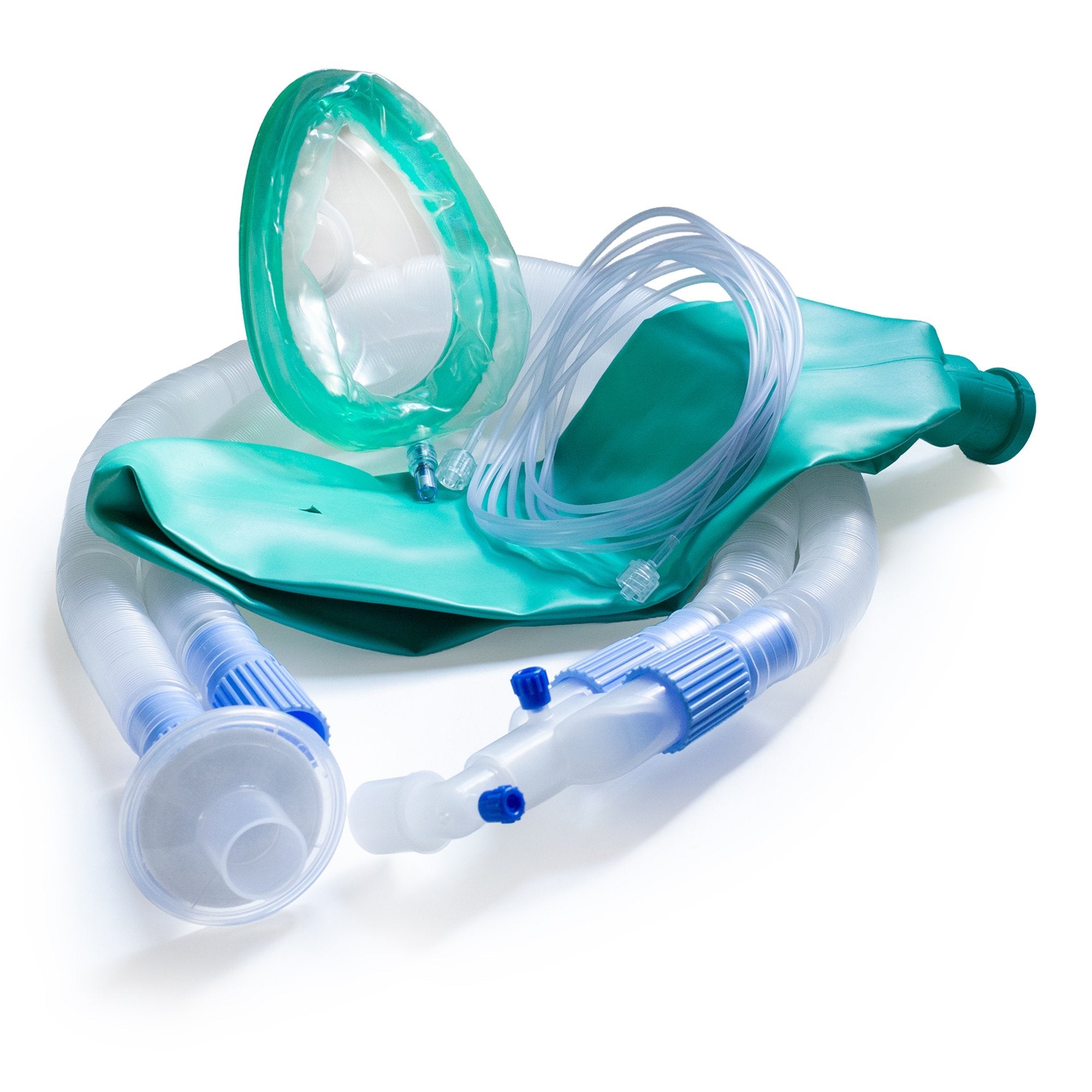 Anesthesia Breathing Circuit Expandable Adult Tube 96 Inch Tube Dual Limb ,3 Liter Bag