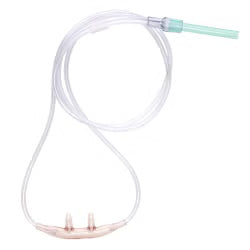 Nasal Cannula Salter Labs® Adult Curved Prongs 4 Foot Tubing Low Flow Rate
