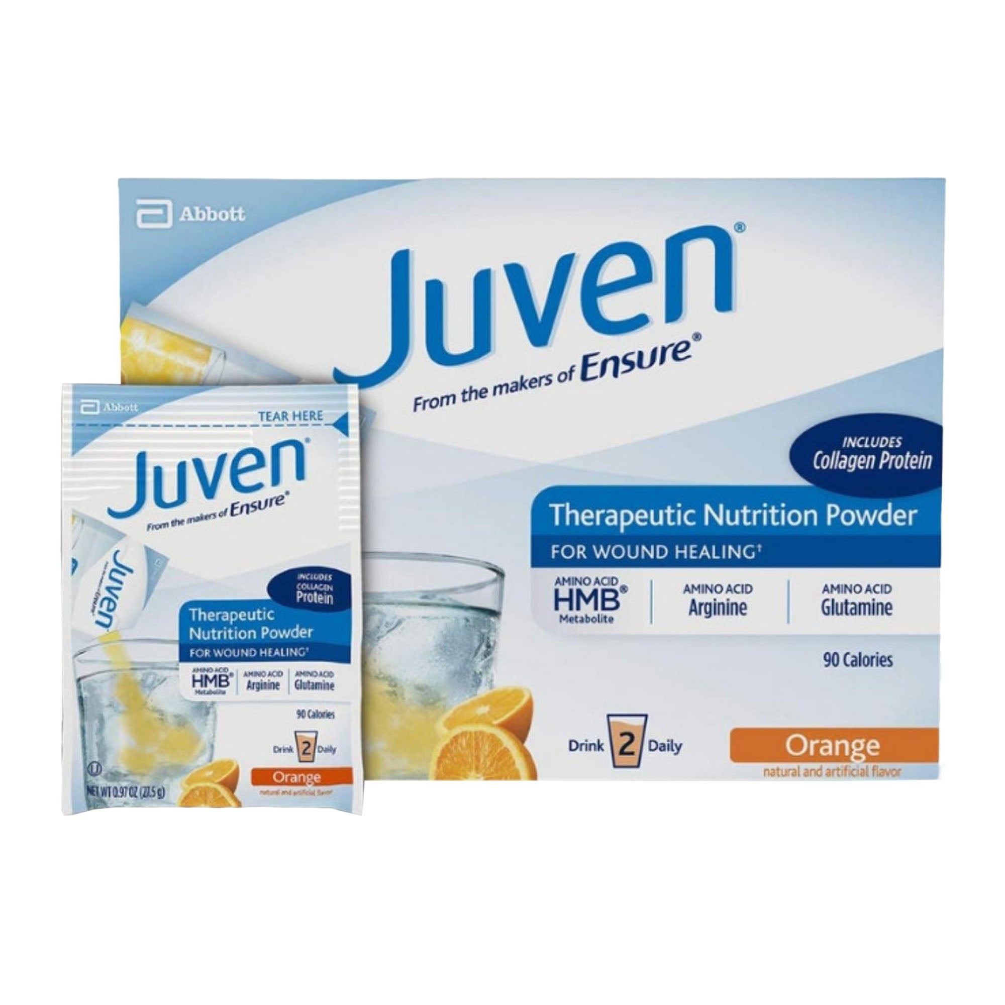 Juven Oral Supplement Orange Powder 0.97 oz. Individual Packet