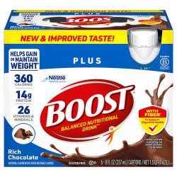 Boost Plus Very Vanilla Flavor Liquid 8 oz. Bottle