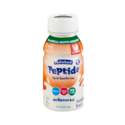 PediaSure® Peptide 1.0 Cal Unflavored 8 oz. Bottle Liquid