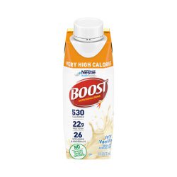 Boost® Very High Calorie Very Vanilla Flavor Liquid 8 oz. Reclosable Carton