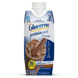 Glucerna® Protein Smart Shake Chocolate Flavor Liquid 11 oz. Reclosable Carton