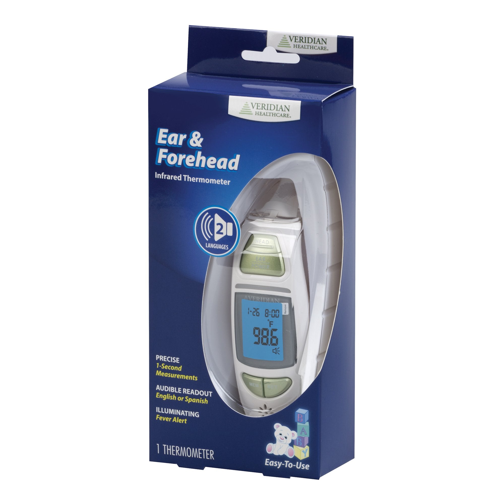 Infrared Talking Ear/ Forehead Thermometer