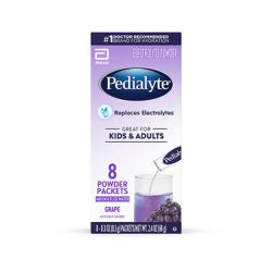Pedialyte® Powder Packs Grape Flavor 8.5 Gram