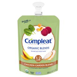 Compleat Organic Blends Chicken Garden Blend Flavor Liquid 10.1 oz. Pouch