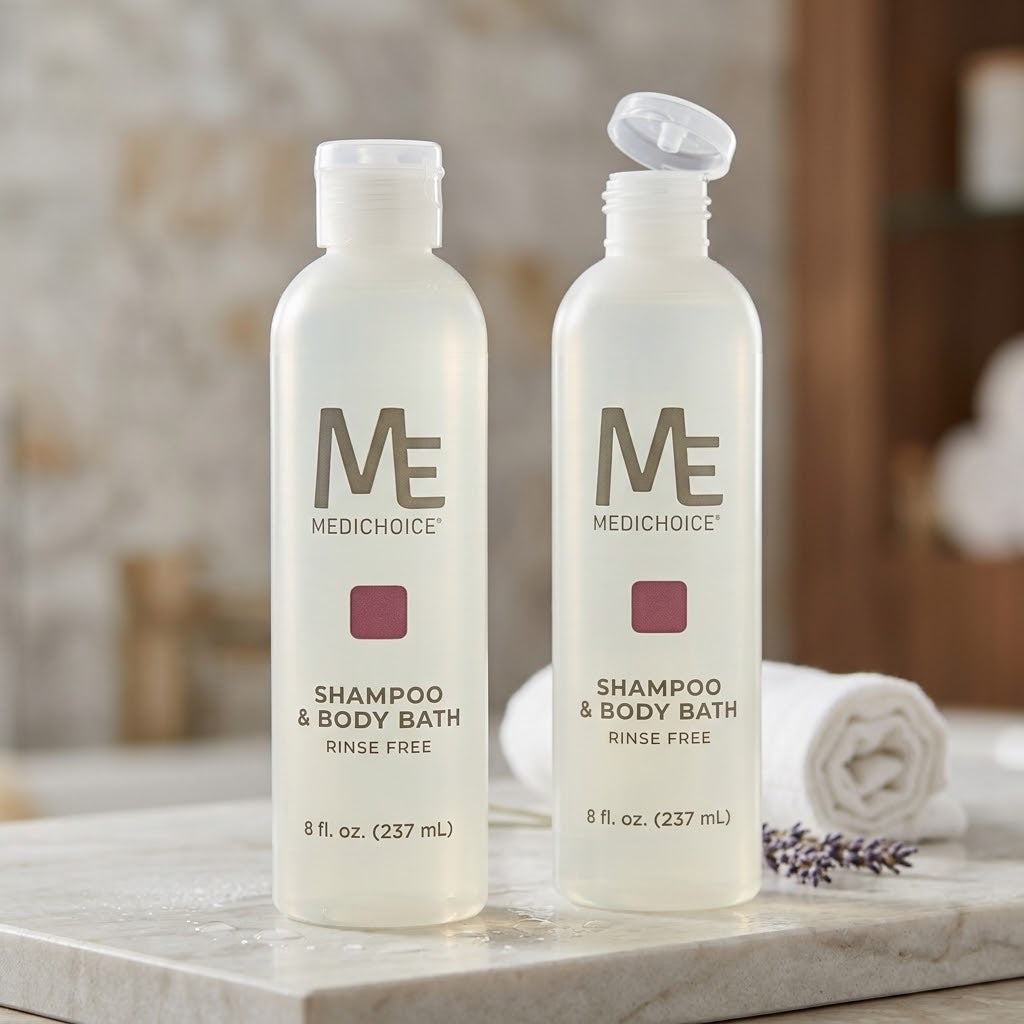 me more コントロールローション&ゲル MediChoice® No-Rinse Body Bath Wash & Shampoo