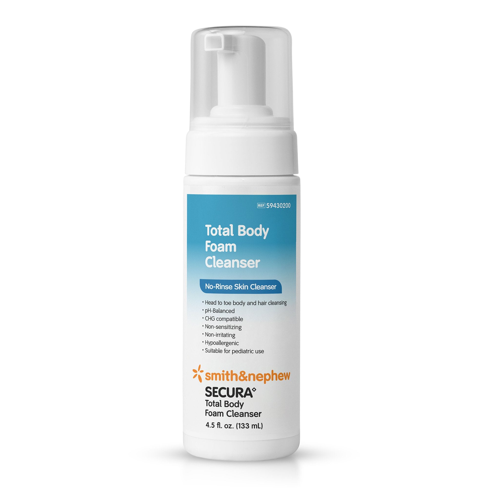 Secura™ RinseFree Antimicrobial Total Body Foam Cleanser