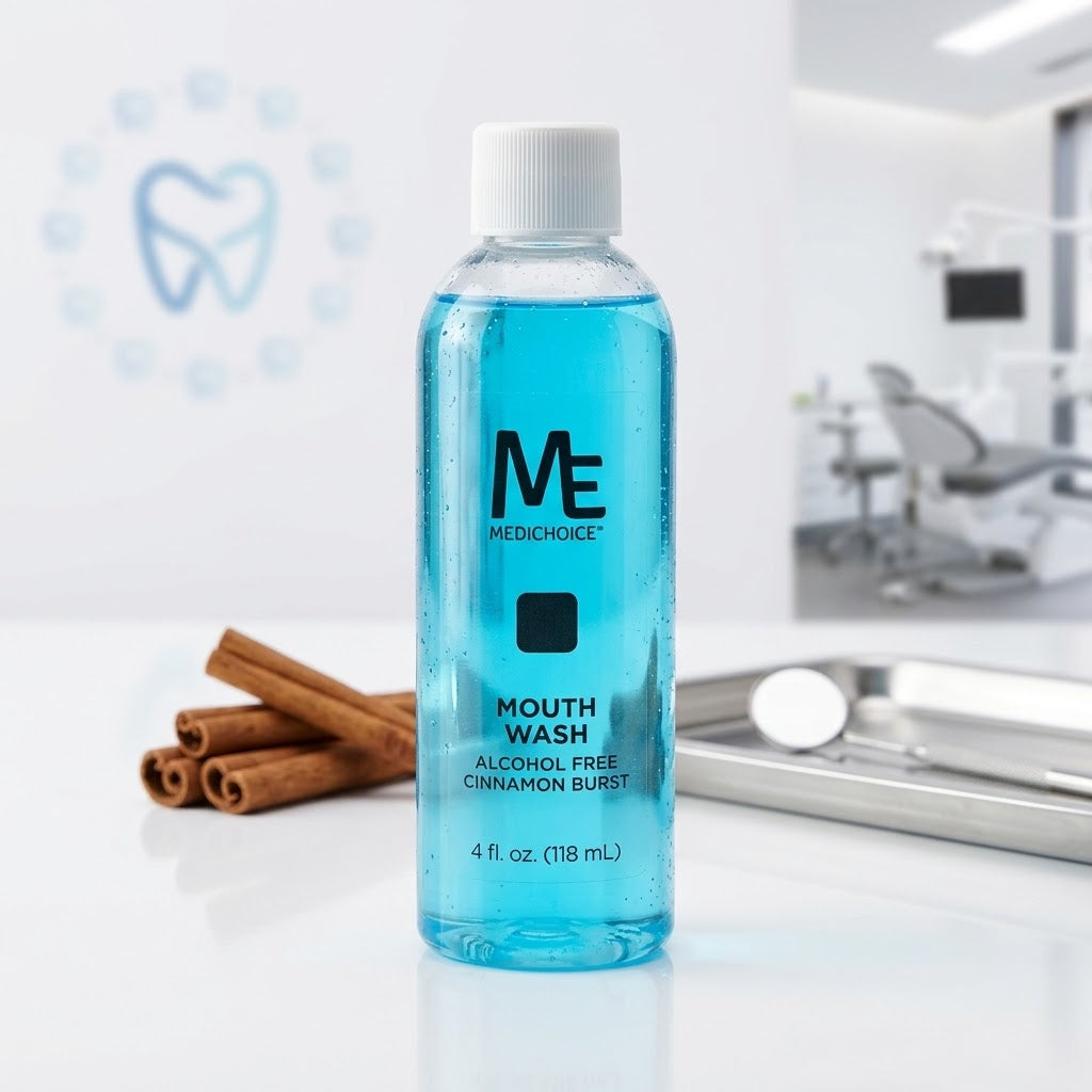 Alcohol Free Mouthwash in Cinnamon Burst Flavor by Fresh Moment (10220)