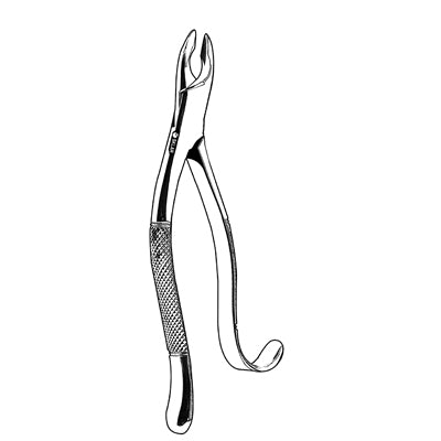Nevius Upper Cuspid Extracting Forcep #10S Straight Handle - 42-908