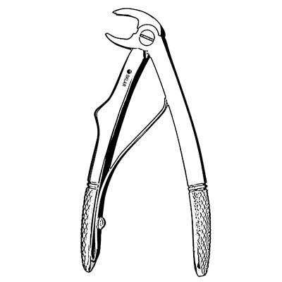 Childrens Lower Molar Universal Extracting Forcep C - 43-208