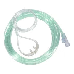 ETCO2 Nasal Cannula Salter-Style® Adult Curved Prongs 7 Foot Tubing High Flow Rate