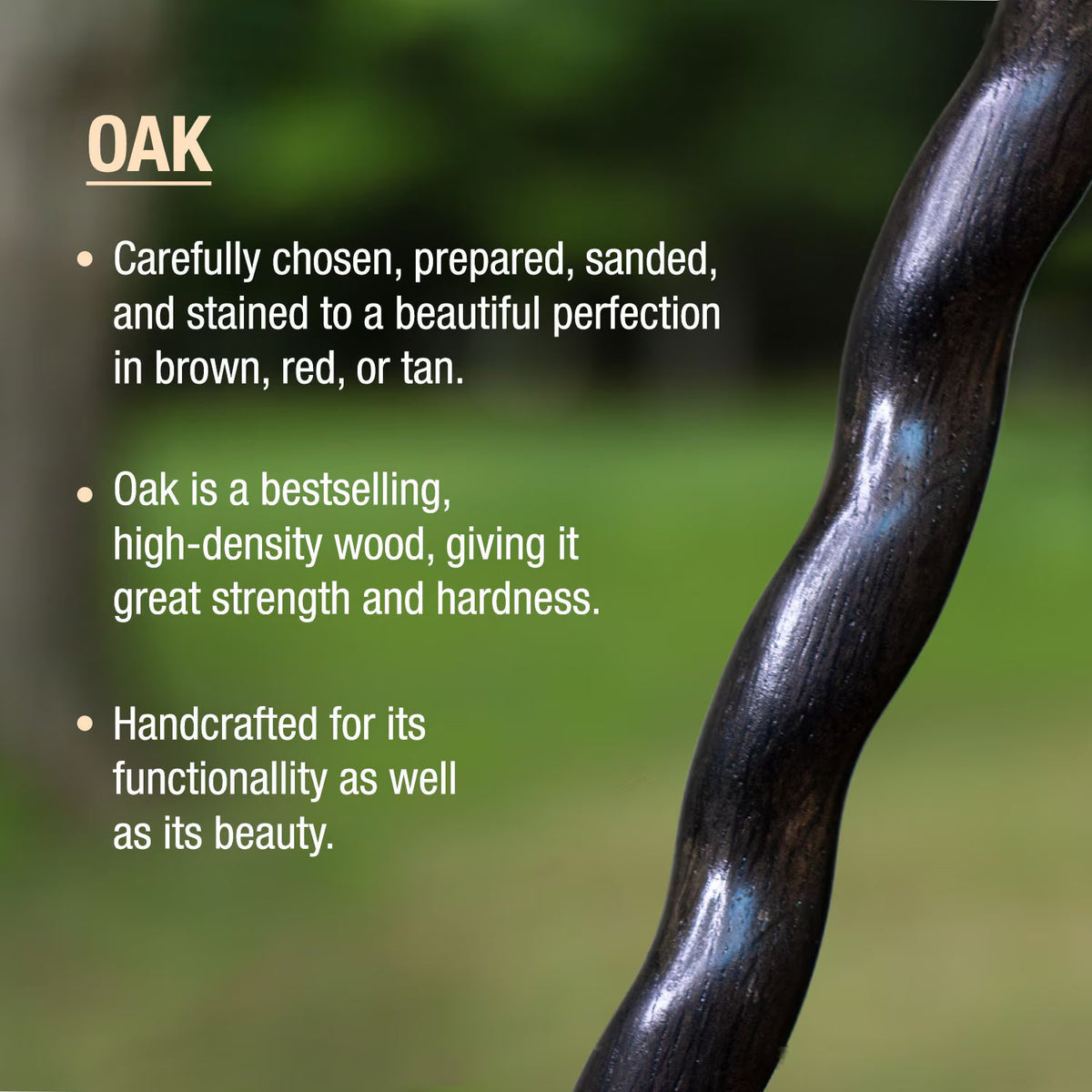 Handcrafted Wooden Walking Cane