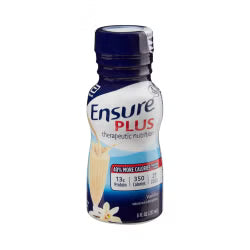 Ensure Plus Therapeutic Nutrition Vanilla Flavor Liquid 8 oz. Bottle