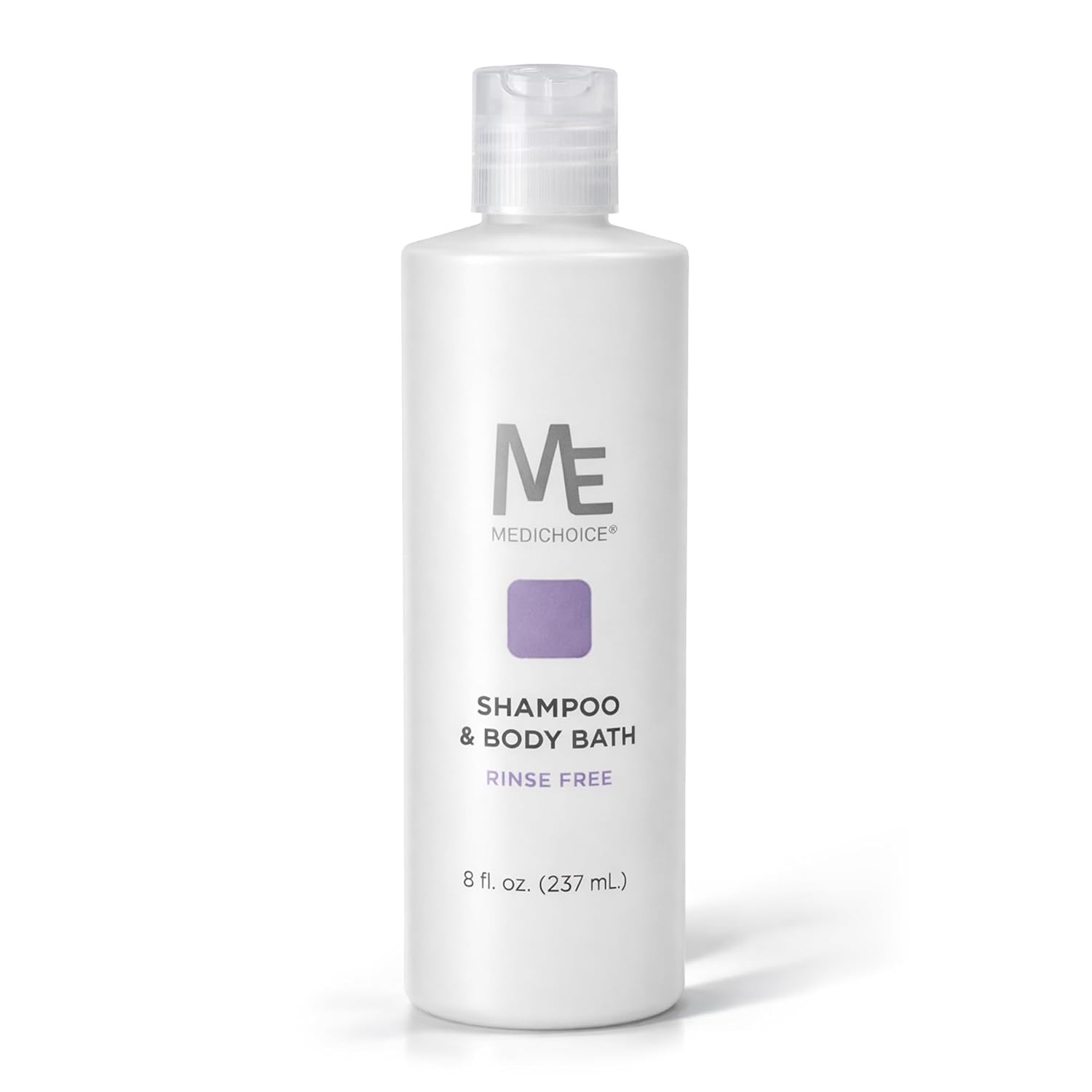 ME MediChoice No-Rinse Shampoo and Body Bath 8 oz (PC9080) 2 PACK