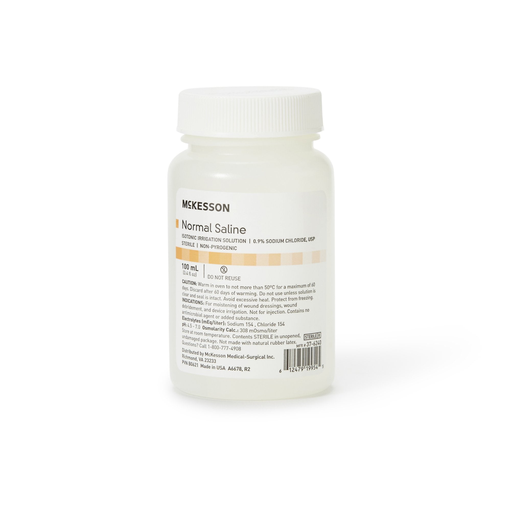 Irrigation Sterile Saline Solution 0.9%. 100ml Bottle