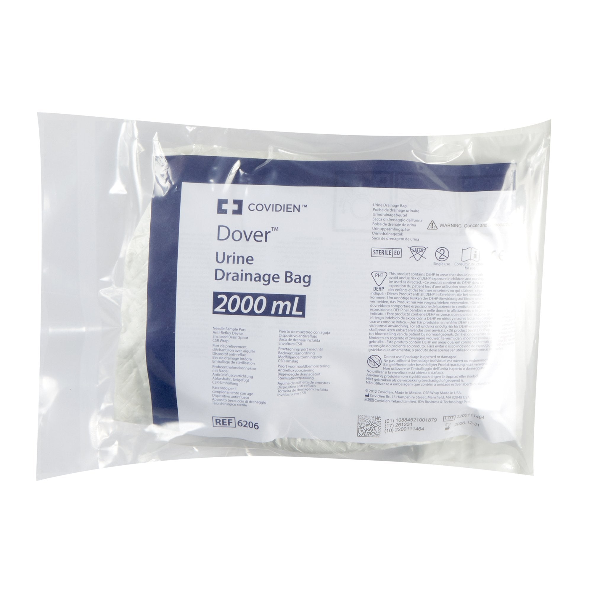 CURITY™ Anti-Reflux Bedside Drainage Bag