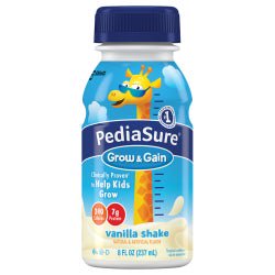 PediaSure® Grow & Gain Shake Vanilla Flavor 8 oz. Bottle Liquid