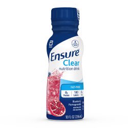 Ensure Clear Blueberry Pomegranate Flavor Liquid 10 oz. Bottle