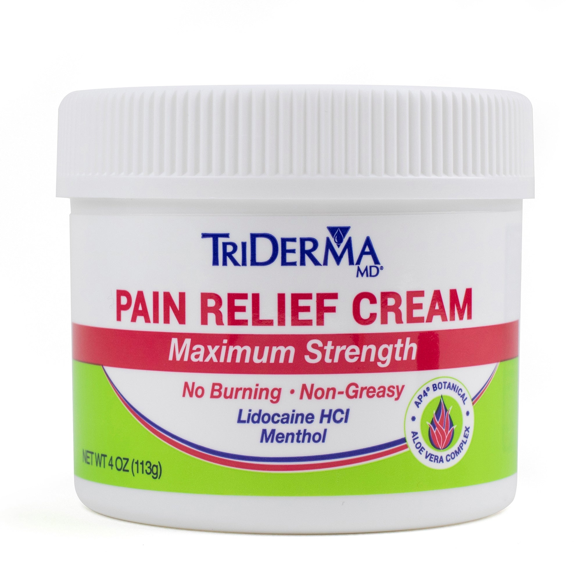 TriDERMA® Pain Relief Cream™ with Lidocaine