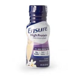 Ensure High Protein Shake Vanilla Flavor Liquid 8 oz. Bottle