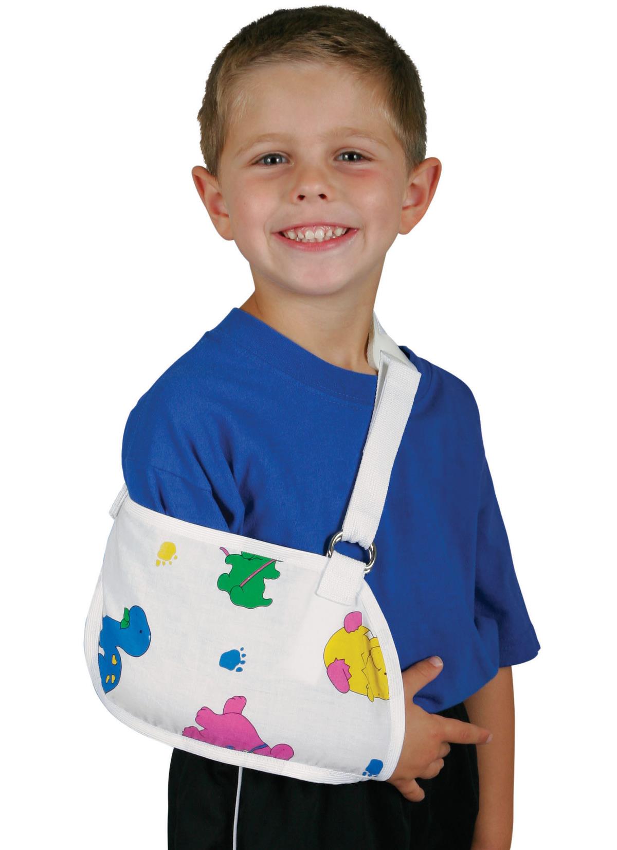 Medline Curad Pediatric Arm Slings, Pediatric Print, Child (ORT11400S)