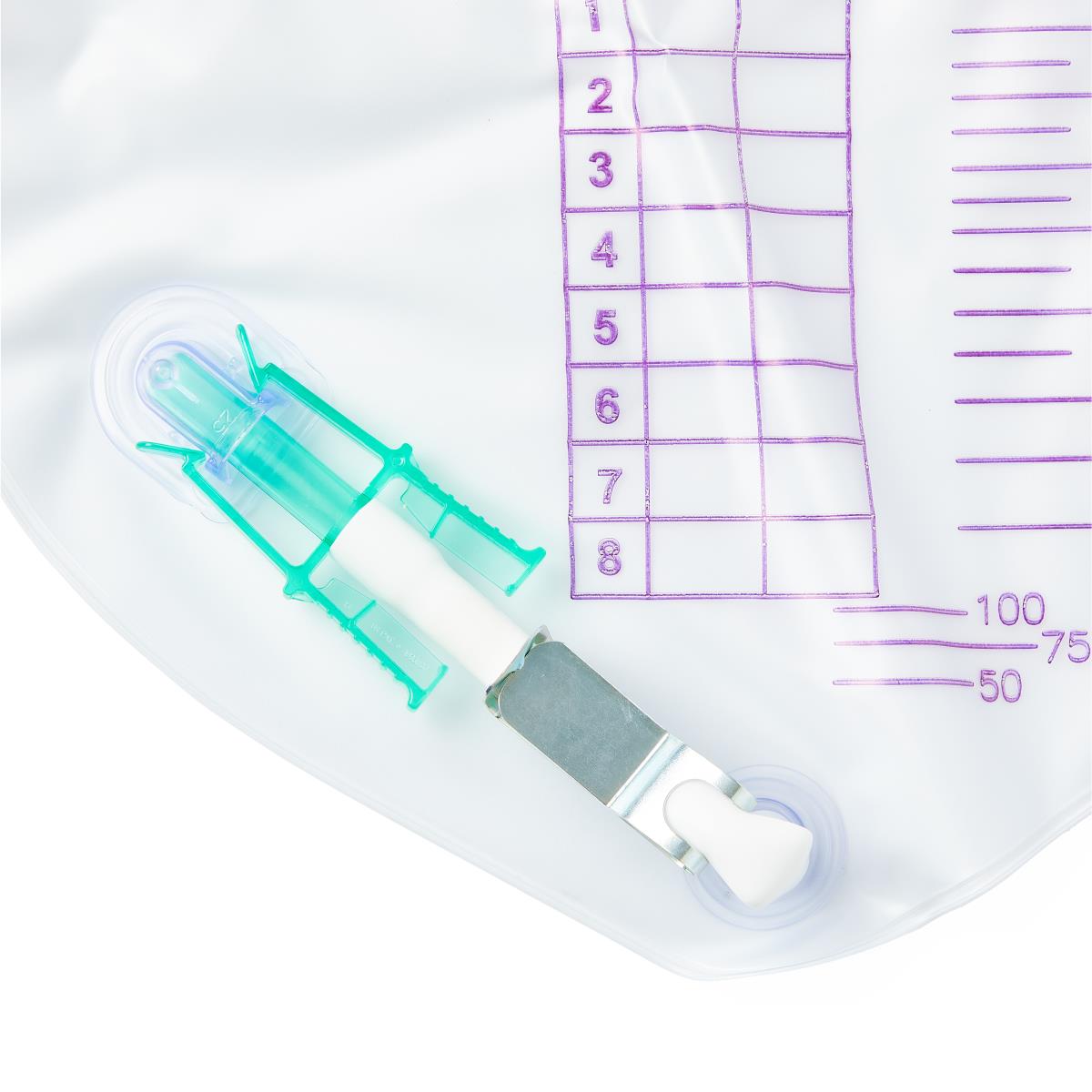 Bard Infection Control Urine Drainage Bag with Anti-Reflux Chamber and Bacteriostatic Collection System 2000mL