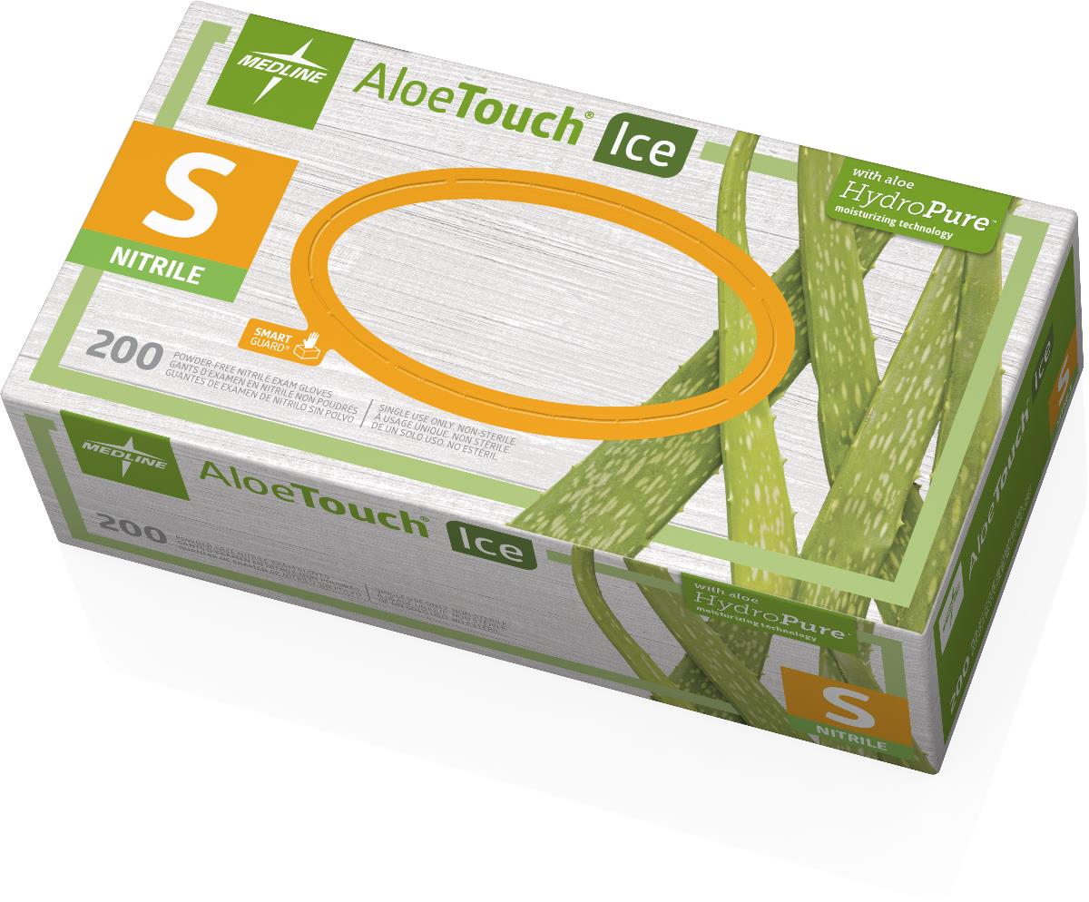 AloeTouch ICE Powder-Free Nitrile Exam Gloves