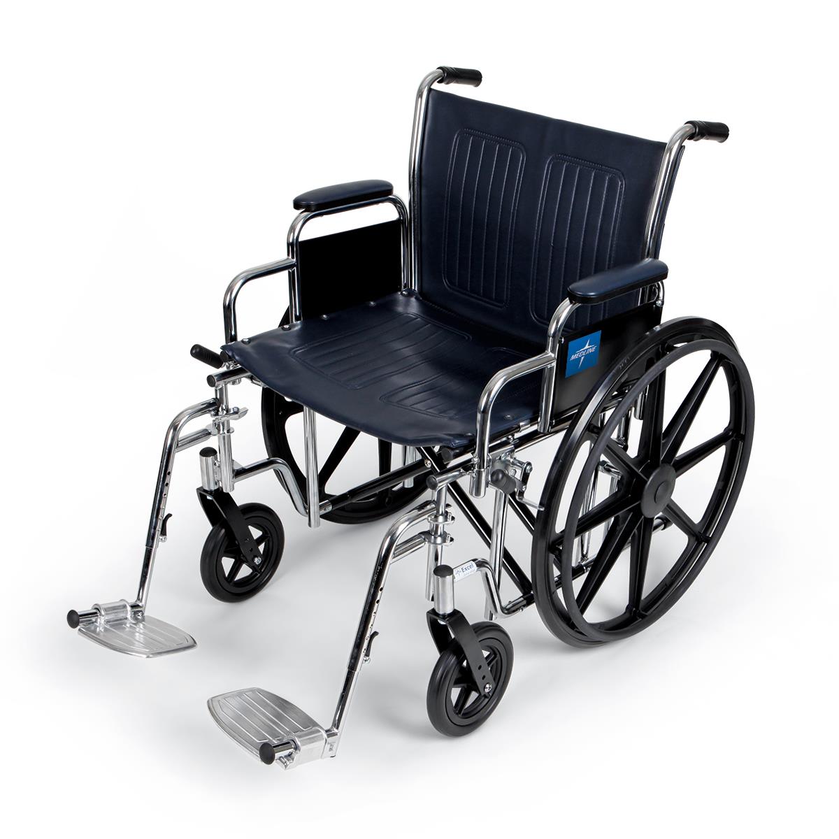 Medline Excel Extra-Wide Wheelchairs 20 inch Seat (MDS806700)