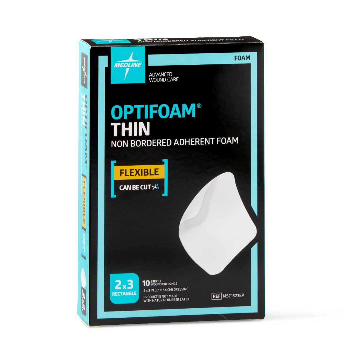 Thin Optifoam Dressing 2X3, 1 EACH