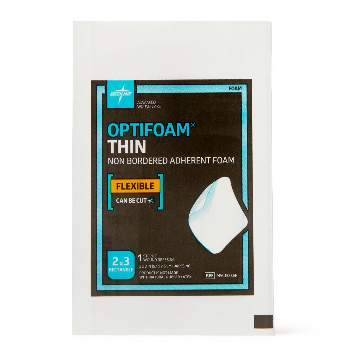 Thin Optifoam Dressing 2X3, 1 EACH