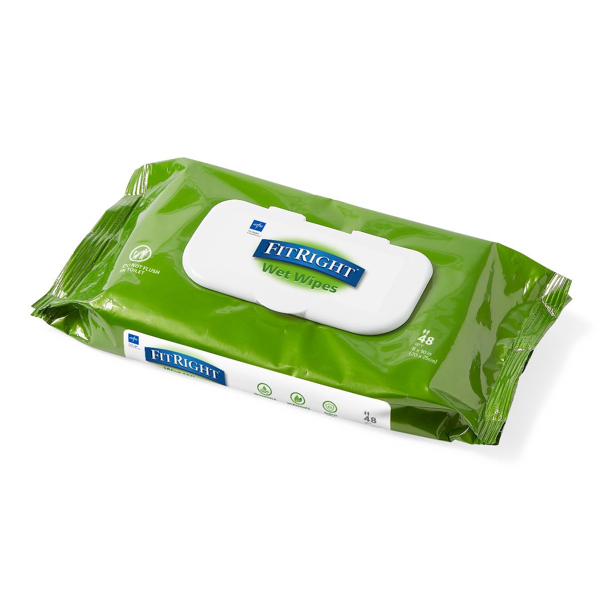Medline FitRight Aloetouch Wipes (MSC263654)