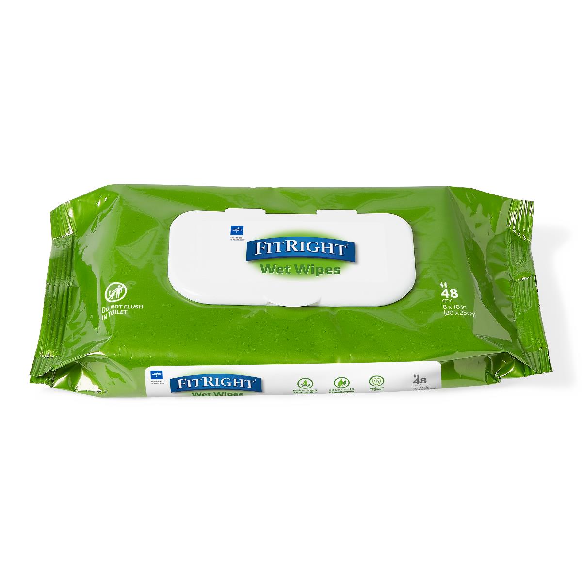 Medline FitRight Aloetouch Wipes (MSC263654)