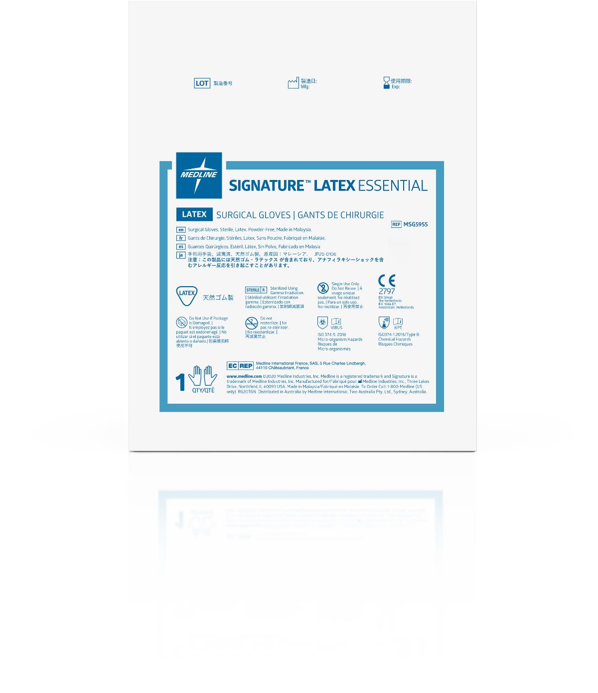 Signature Latex Essential Surgical Gloves