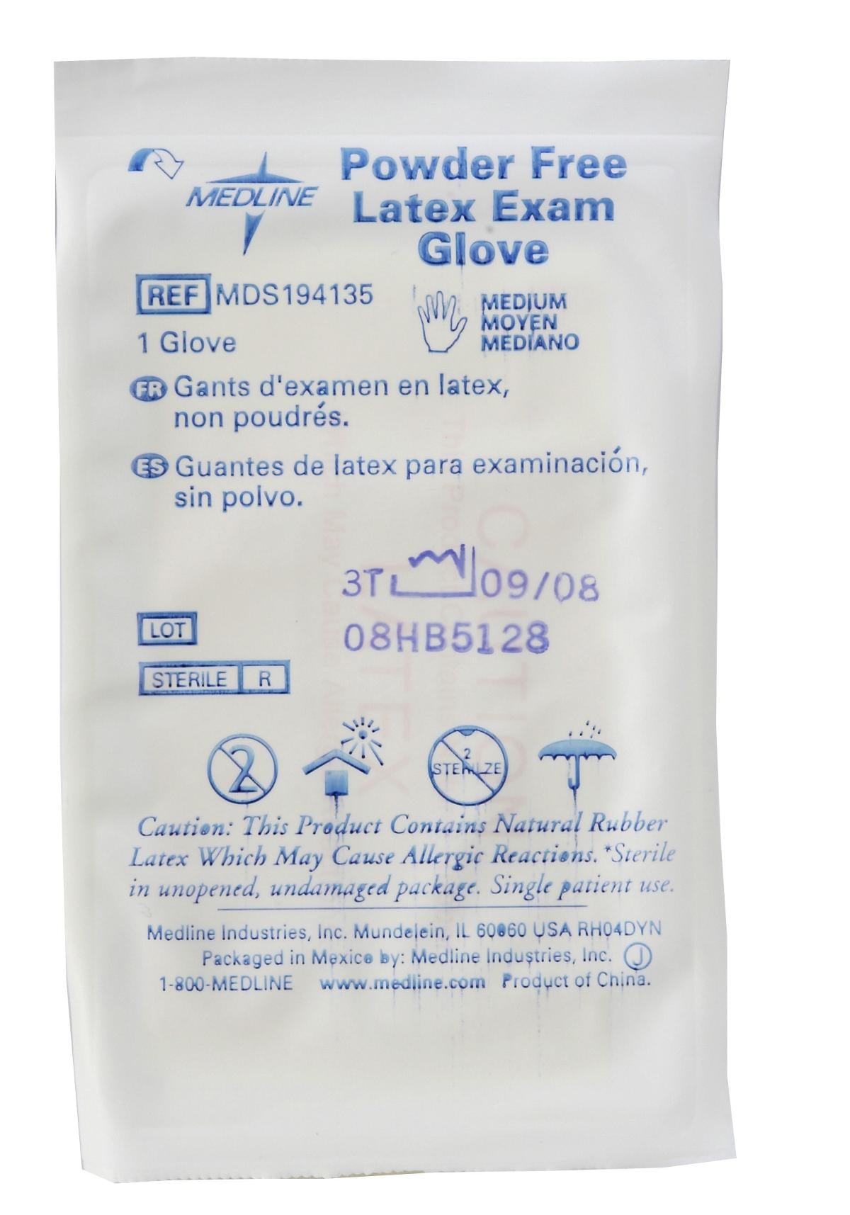 Sterile Powder-Free Latex Exam Gloves
