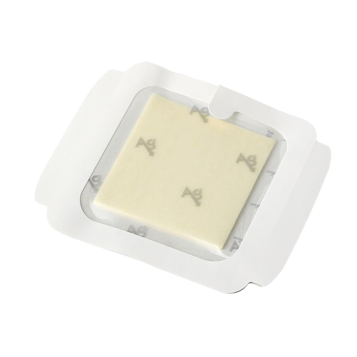 Silver Dressing Optifoam Adhesive Ag 4X 4. 10/Box