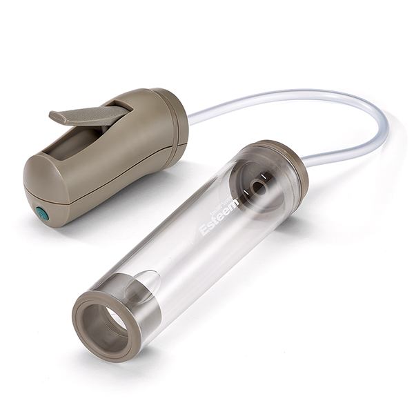 Osbon Classic Manual pump angled view showing the two-handed ergonomic design