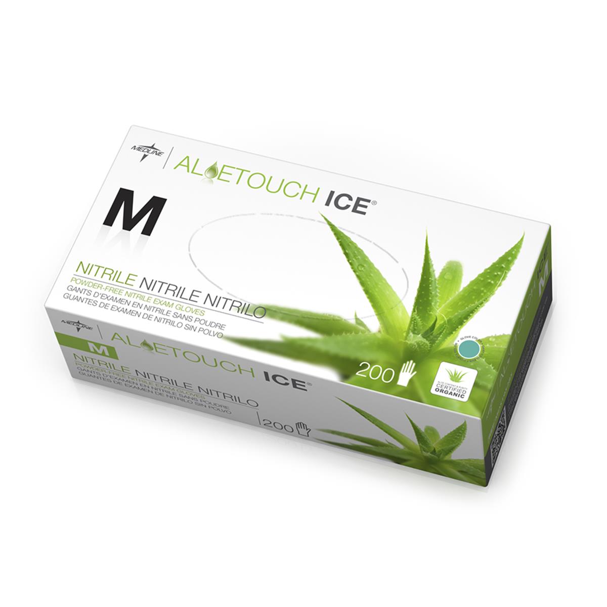 AloeTouch ICE Powder-Free Nitrile Exam Gloves