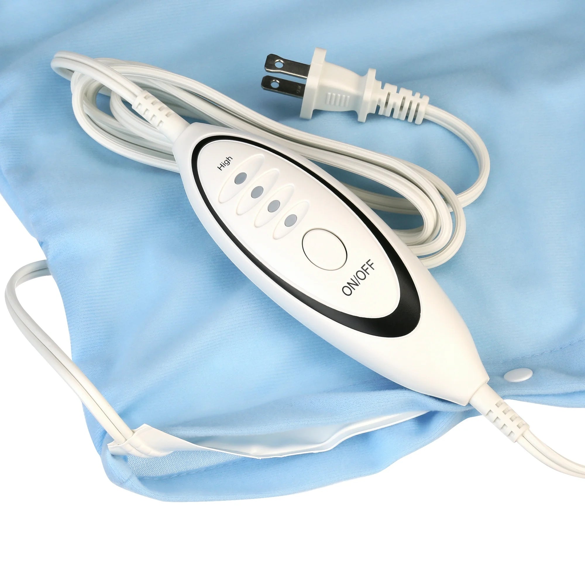 King Size Deluxe Slide Switch™ Heating Pad Moist/Dry, 12" x 24", 60 Minute