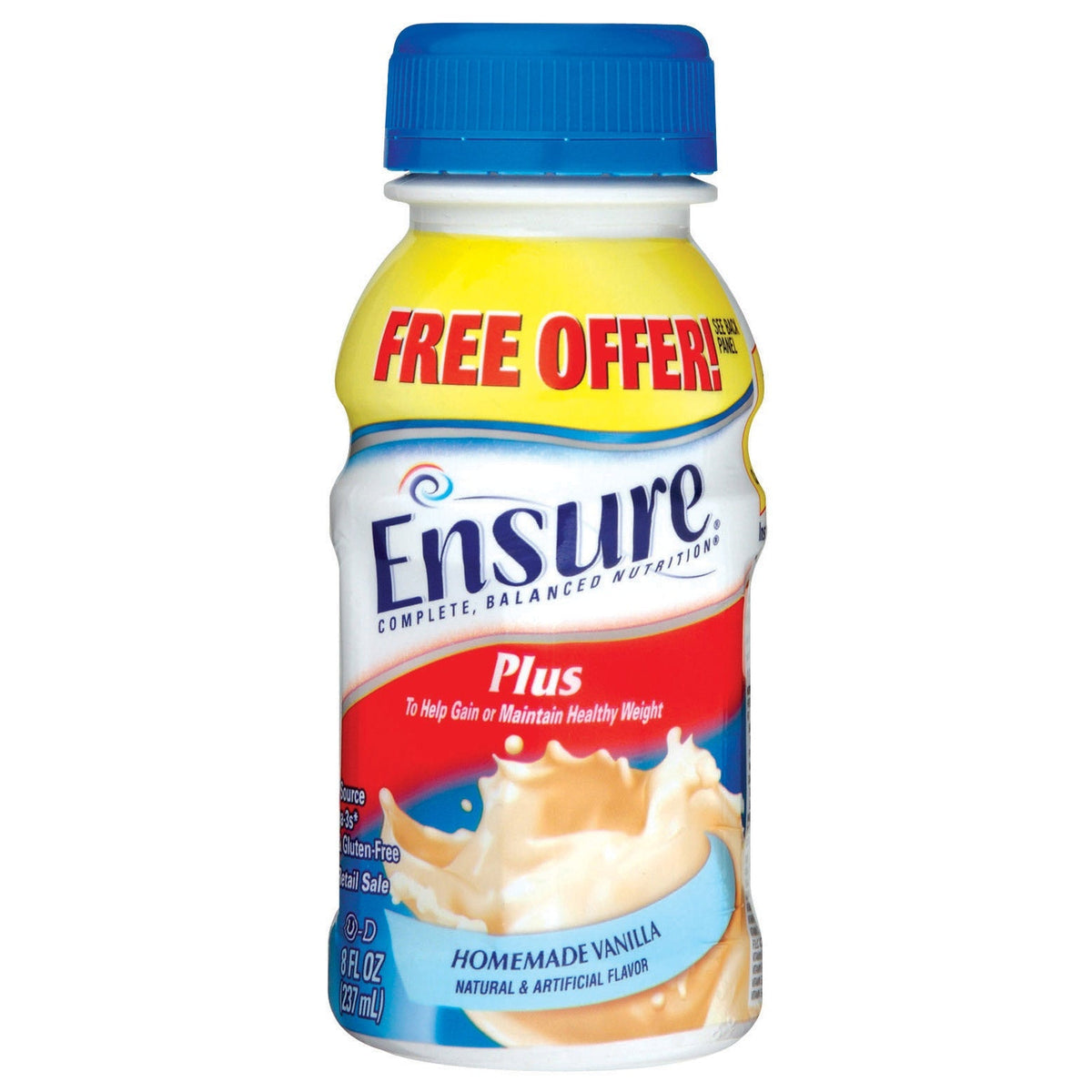 Ensure Plus Vanilla 8 oz. Bottle