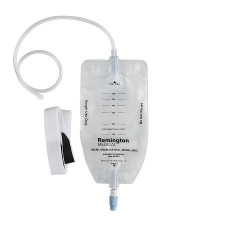 Nephrostomy Drainage Bag, 600 ml with 24 Inch Tubing.