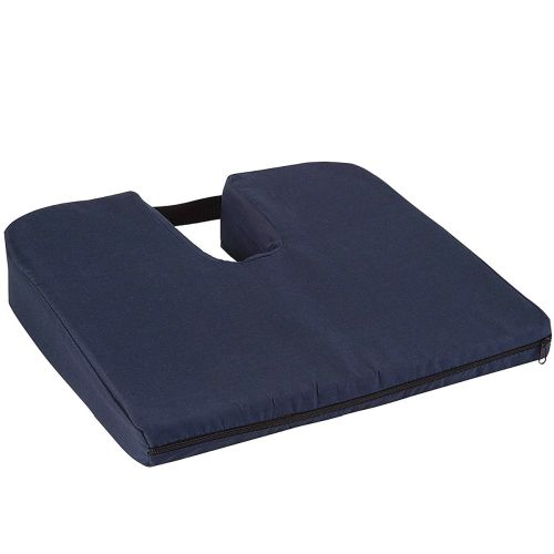 Equate Memory Foam Coccyx Cushion, Black