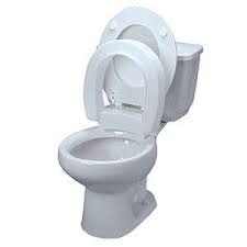Hinged Elevated Toilet Seat