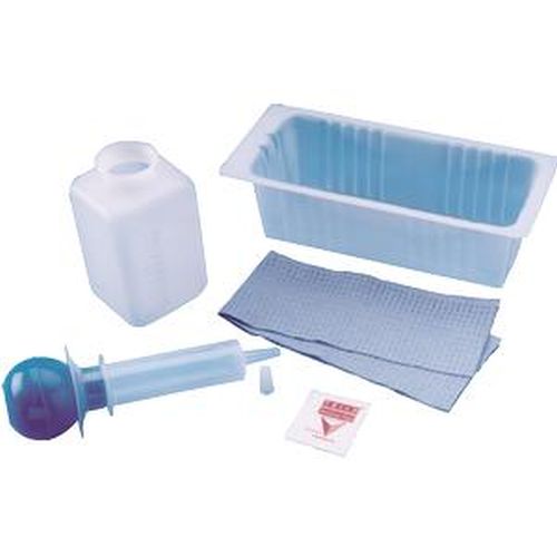 Irrigation Tray with Bulb Syringe 60cc Bulb Syringe