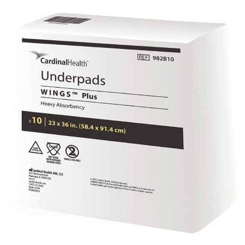 Wings™ Maxima® Heavy Absorbency Underpads, 23 x 36, 100-CASE DISCONTINUED