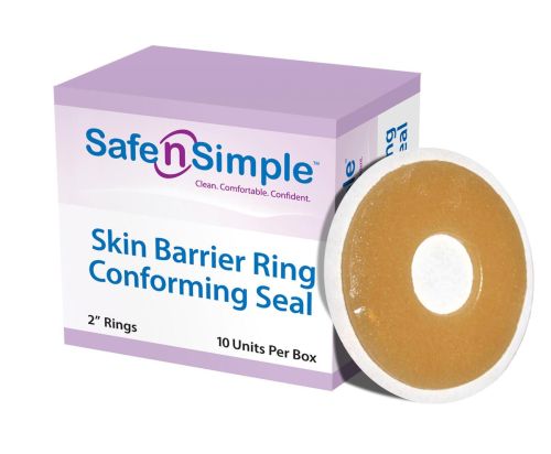 Safe N' Simple Integrity Skin Barrier Rings, 2"